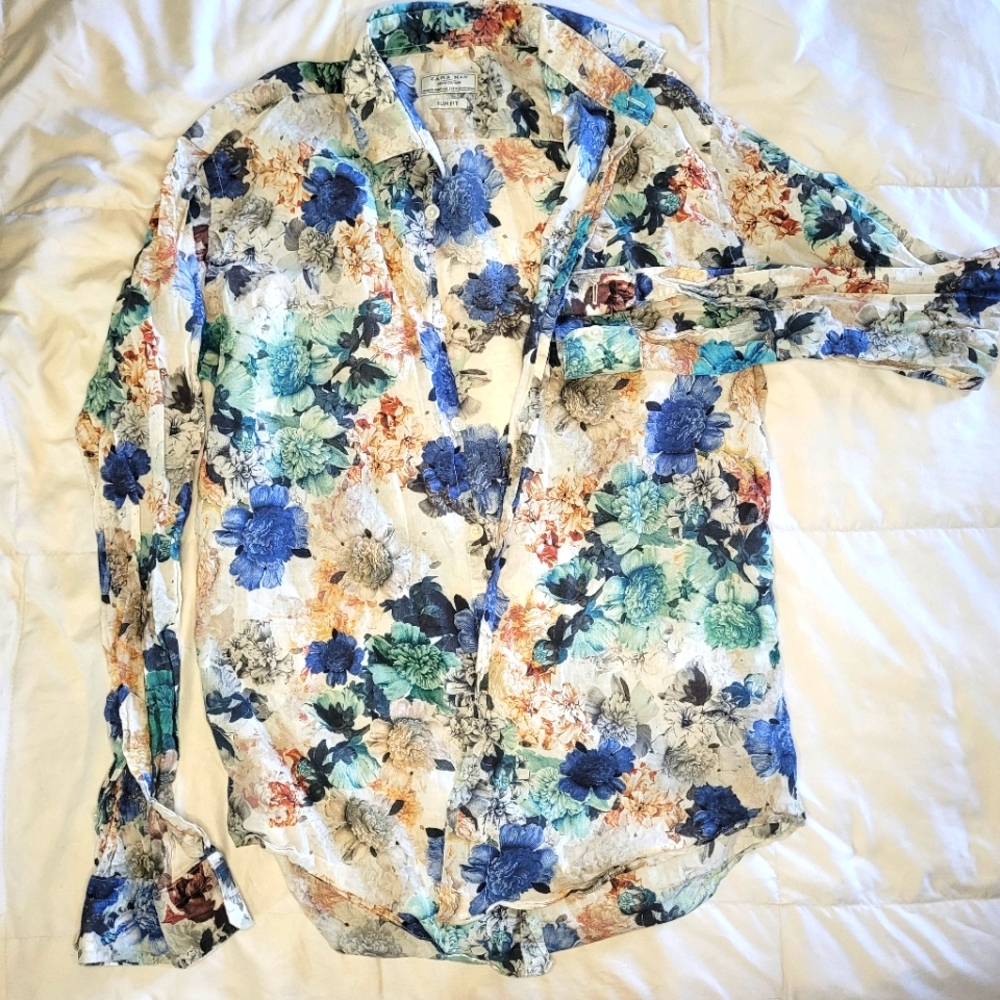 Zara Man slim fit dress shirt
